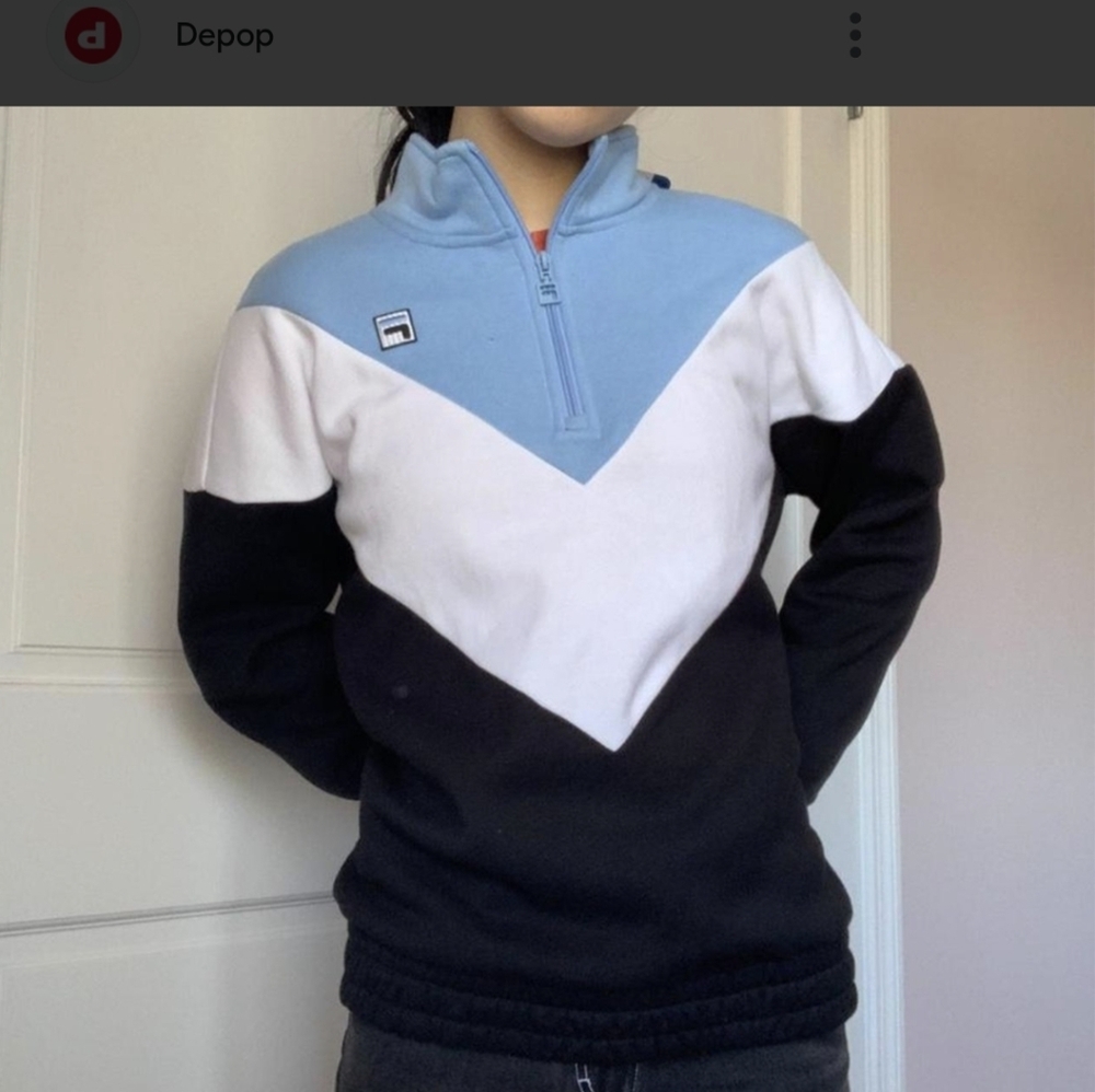 Fila Colorblock Half-Zip Sweater